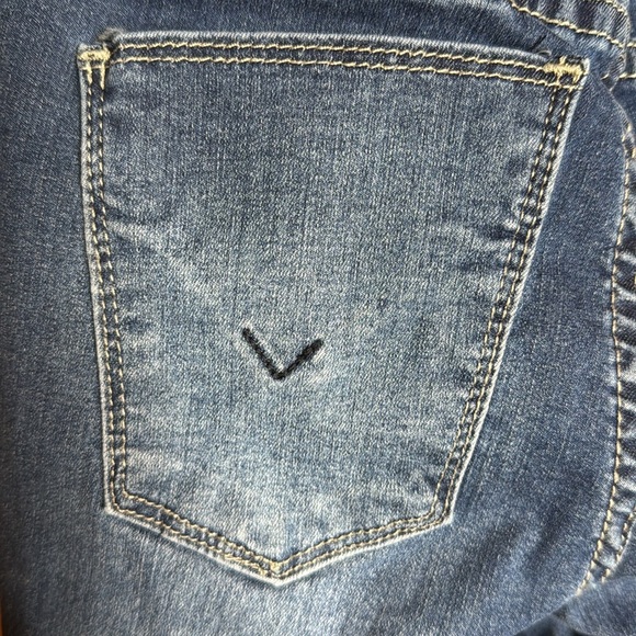 Hudson Jeans Dark Blue Distressed Skinny Jeans Size 10 - Picture 11 of 14